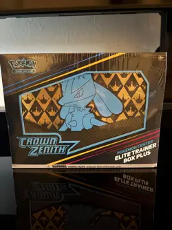 Crown Zenith Pokemon Center Elite Trainer Box Plus ETB - Factory Sealed Mint - Image 1
