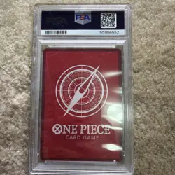 2026 ONE PIECE STARTER DECK ST29-BLACK/WHITE ALT ART #001 MONKEY D. LUFFY PSA 10 - Image 2