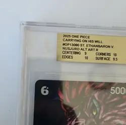 BGS 9.5 St. Ethanbaron V. Nusjuro OP13-080 (Alt Art) - Carrying on His Will - Image 3