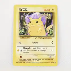 Pikachu PokeTour 1999 Australia Exclusive Gold Stamp Pokemon Promo Card - Image 1