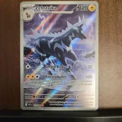 Zebstrika Pokemon TCG Card Illustration Rare Full Art | White Flare - 115/086 - Image 1