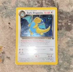 Dark Dragonite Holo Rare 5/82 Team Rocket Pokemon TCG Card 2000 - Image 1