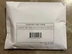 Gundam Card Game Starter Deck Battle Kit 2026 Vol.1 Factory Sealed - Image 1