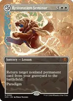 Restoration Seminar (Borderless) Secrets of Strixhaven Regular - Image 1