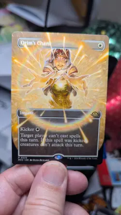 1x Orim's Chant Borderless NM - Modern Horizons 3 MH3 MTG Magic x1 - Image 1