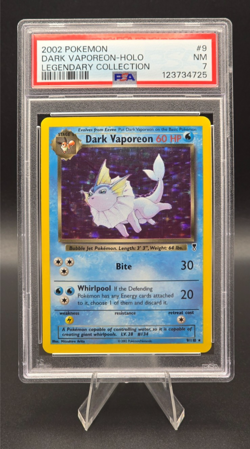 Dark Vaporeon 9/110 Holo - 2002 Pokemon: Legendary Collection - Image 1