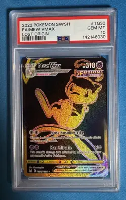 💎 PSA 10 💎 MEW VMAX 2022 Pokemon Lost Origin Trainer Gallery Secret TG30 📈 - Image 1