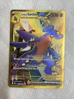2025 Pokemon Destined Rivals Cynthia’s Garchomp EX GHR 241/182 Free Shipping - Image 1