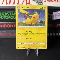 Pikachu SWSH039 Cosmos Holo Pokemon TCG Black Star Promo Ungraded LP - Image 1