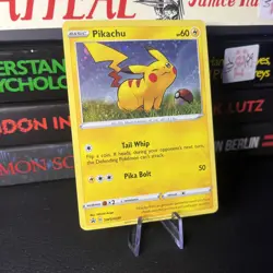 Pikachu SWSH039 Cosmos Holo Pokemon TCG Black Star Promo Ungraded LP - Image 2