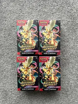 Pokemon TCG: Mega Evolution Ascended Heroes Booster Bundle x4 - Image 1