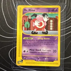 MR. MIME (95A) 95A/147 COMMON AQUAPOLIS POKEMON LP - Image 1