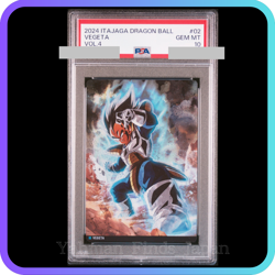 PSA 10 -- Dragon Ball Japanese Itajaga Card -- Vol.4 Son Goku Vegeta japanese - Image 5