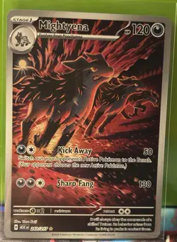 Pokemon TCG Mightyena Illustration Rare Holo Stage 1 243/217 120 HP EN 2026 - Image 1