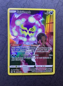 Spiritomb TG09/TG30 Holo Lost Origin Trainer Gallery Pokemon Holo NM - Image 1