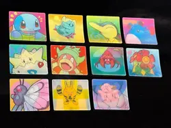 [Rare, out of print] Meiji Pokemon Zoom Up Seal 11-piece set [Price negotiable] - Image 1