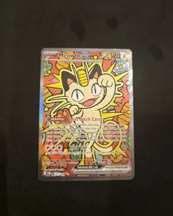 Pokemon TCG: Meowth ex 121/088 - ENGLISH Special Illustration Rare - ✅NM / MINT✅ - Image 1