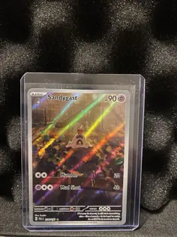Pokemon Sandygast 214/193 Illustration Rare Holo Paldea Evolved 90 HP - Image 1