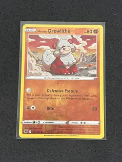 Hisuian Growlithe 070/189 Pokemon TCG SWSH10: Astral Radiance Reverse Holo NM - Image 1