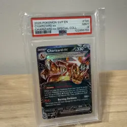 2023-25 Pokemon SV Black Star Promos SVP EN Charizard ex #196 PSA 9 - Image 1