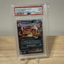 2023-25 Pokemon SV Black Star Promos SVP EN Charizard ex #196 PSA 9 - Image 3