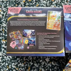 2 Pokemon Chaos Rising ETB & 2 Hanger Packs! Sealed!! In Hand! Fast Shipping! - Image 3