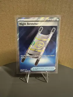 Night Stretcher 173/132 - Pokemon TCG: Mega Evolution - Full Art Holo MINT! - Image 1