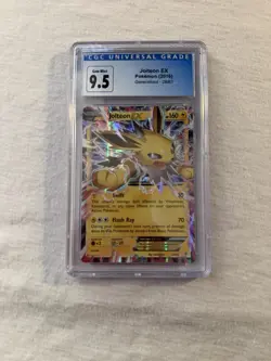 Pokemon TCG Jolteon EX Generations Holo 160 HP 28/83 CGC 9.5 - Image 1