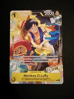 One Piece Monkey D Luffy OP10-111 Welcome Pack 2026 Vol 1 English Full Art Promo - Image 1