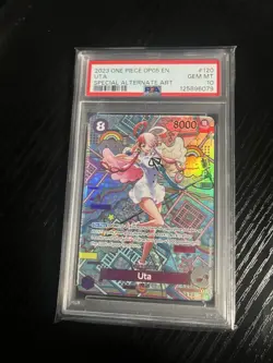 Uta (SP) OP02-120 PSA 10 - One Piece OP05 Awakening of the New Era Foil English - Image 1