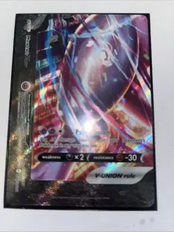 Pokemon Mewtwo V-Union SWSH161 Sword & Shield Promo Card NM Ultra Rare - Image 1