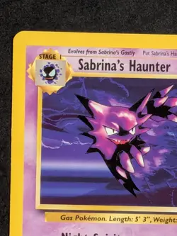 Sabrina's Haunter 58/132 Gym Heroes Vintage Pokemon Card Near Mint - Image 3