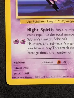 Sabrina's Haunter 58/132 Gym Heroes Vintage Pokemon Card Near Mint - Image 5