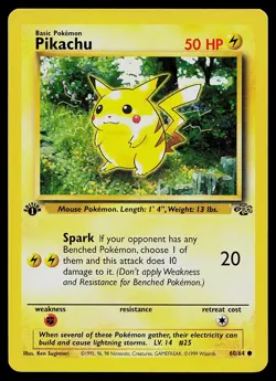 Pokemon Card - Pikachu Jungle 60/64 Common 1st Edition - Image 1