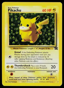 Pokemon Card - Pikachu Wizards Black Star Promos 1 Promo Ivy - Image 1