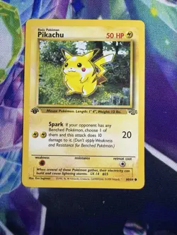Pokemon Pikachu 60/64 Jungle 1st Edition Trading Card Single - Image 1