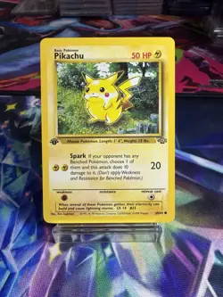 Pokemon Pikachu 60/64 Jungle 1st Edition Trading Card Single - Image 3
