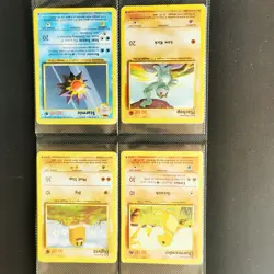 8 POKEMON CARDS Charmander Diglett Machop Starmie Pikachu Ponyta Rattata Tangela - Image 2