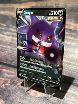 Gengar V 156/264 Ultra Rare SWSH08: Fusion Strike Pokemon Card - Image 3