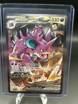 Team Rocket's Nidoking ex 233/182 SIR SV10: Destined Rivals - Pokemon Card - NM - Image 1