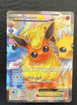 Flareon EX RC28/RC32 Full Art Holo Ultra Rare Pokemon Card - Image 1