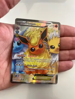 Flareon EX RC28/RC32 Full Art Holo Ultra Rare Pokemon Card - Image 4