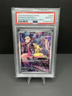 Marnie’s Morpeko 206 Sv: Scarlet & Violet Promo Cards Holo PSA 10 - Image 1