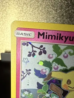 Mimikyu SM163 Holo Black Star Promo Sun & Moon Pokemon Card SWIRL - Image 3