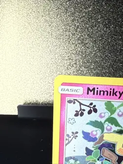 Mimikyu SM163 Holo Black Star Promo Sun & Moon Pokemon Card SWIRL - Image 5