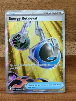 Pokemon Card - Energy Retrieval - Full Art Ultra Rare (108/086) Chaos Rising NM - Image 1