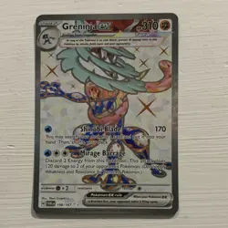 Pokemon Greninja ex SV06 Twilight Masquerade Ultra Rare Holo Stage 2 310 HP Card - Image 1