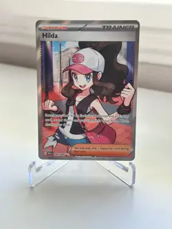 Pokemon Hilda 164/086 Sv: White Flare Ultra Rare Holo Full Art Trainer Card NM - Image 1