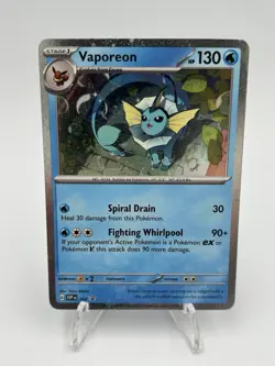 Vaporeon - (Cosmos Holo) Holo Promo SV: Scarlet & Violet Promo Cards #168 NM - Image 1