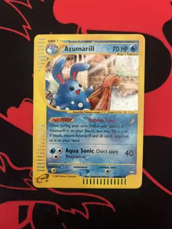 Pokemon TCG Azumarill Aquapolis Holo Rare H4/H32 E Reader Series Card NM 💧 - Image 1